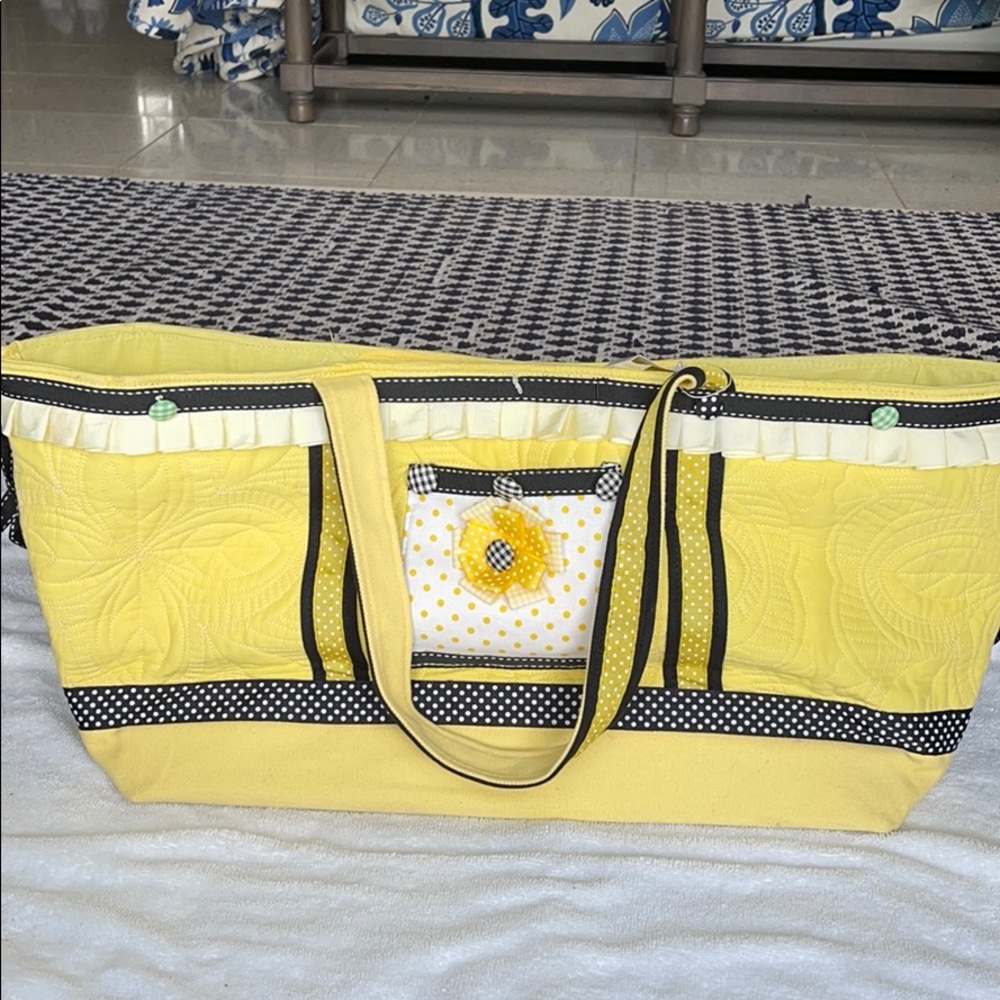 Carleen Powell Quilted Tote Bag
